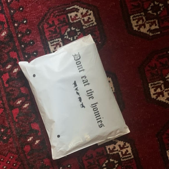 Don’t Eat The Homies Hunt Mushrooms Not Animals Baby Tee - Picture 2 of 2